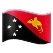 flag: Papua New Guinea لمنصة Samsung