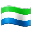 flag: Sierra Leone для платформы Samsung