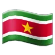 flag: Suriname για την πλατφόρμα Samsung