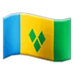 flag: St. Vincent & Grenadines لمنصة Samsung