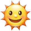Samsung प्लेटफ़ॉर्म के लिए sun with face