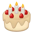 birthday cake voor Samsung platform