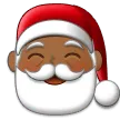 Santa Claus: medium-dark skin tone pentru platforma Samsung