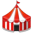 circus tent voor Samsung platform