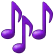 musical notes untuk platform Samsung