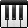 musical keyboard för Samsung-plattform