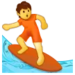 person surfing para a plataforma Samsung