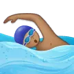 Samsung dla platformy man swimming: medium skin tone