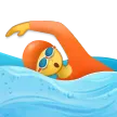 person swimming for Samsung platform