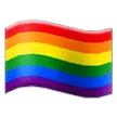 rainbow flag för Samsung-plattform