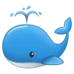 Samsung platformu için spouting whale