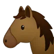 horse face untuk platform Samsung