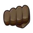 oncoming fist: dark skin tone per la piattaforma Samsung