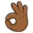 Samsung dla platformy OK hand: medium-dark skin tone
