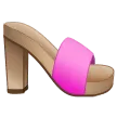 woman’s sandal for Samsung platform