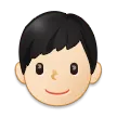 boy: light skin tone für Samsung Plattform