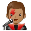 man singer: medium skin tone untuk platform Samsung