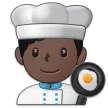 man cook: dark skin tone til Samsung platform