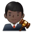 man judge: dark skin tone for Samsung platform