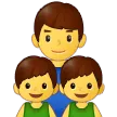 family: man, boy, boy para la plataforma Samsung