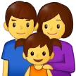 family: man, woman, girl para la plataforma Samsung