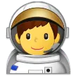 man astronaut for Samsung-plattformen