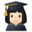 Samsung dla platformy woman student: light skin tone
