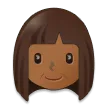 woman: medium-dark skin tone für Samsung Plattform