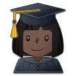 woman student: dark skin tone für Samsung Plattform
