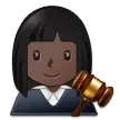 Samsung dla platformy woman judge: dark skin tone