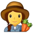 woman farmer voor Samsung platform