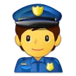 police officer för Samsung-plattform