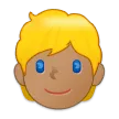 person: medium skin tone, blond hair pentru platforma Samsung