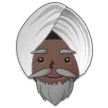 man wearing turban: dark skin tone til Samsung platform