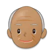 Samsungプラットフォームのold man: medium skin tone