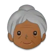 Samsung dla platformy old woman: medium-dark skin tone