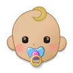 baby: medium-light skin tone per la piattaforma Samsung