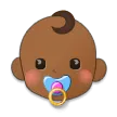 baby: medium-dark skin tone สำหรับแพลตฟอร์ม Samsung