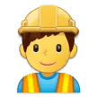 man construction worker för Samsung-plattform