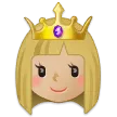 princess: medium-light skin tone สำหรับแพลตฟอร์ม Samsung