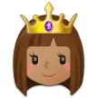 Samsung 플랫폼을 위한 princess: medium skin tone