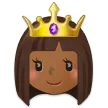 princess: medium-dark skin tone untuk platform Samsung