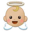 baby angel: medium-light skin tone สำหรับแพลตฟอร์ม Samsung