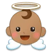 baby angel: medium skin tone untuk platform Samsung