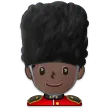 man guard: dark skin tone voor Samsung platform