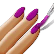 nail polish: medium skin tone untuk platform Samsung