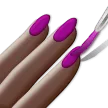 nail polish: dark skin tone pentru platforma Samsung