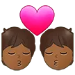 kiss: medium-dark skin tone pentru platforma Samsung