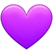 purple heart لمنصة Samsung