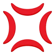 Samsung प्लेटफ़ॉर्म के लिए anger symbol